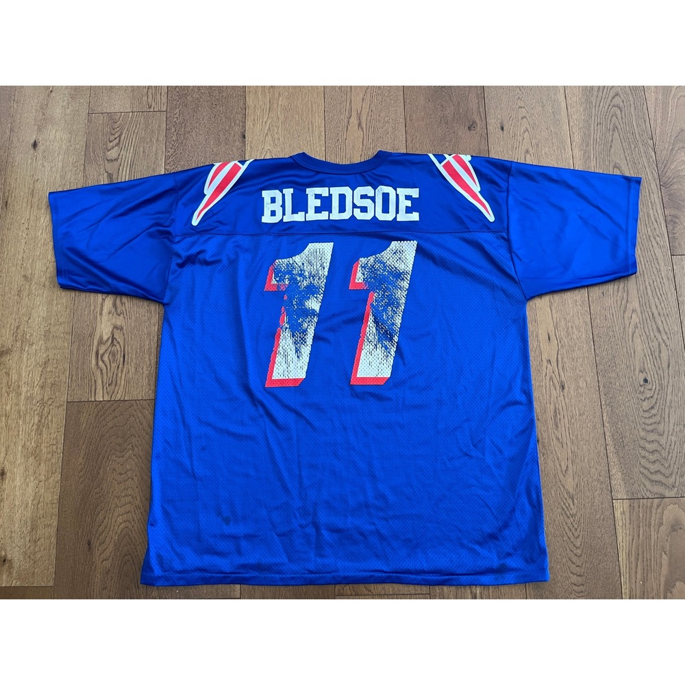 Patriots Drew Bledsoe #11 NFL Vintage Logo Athletic Jersey USA XXL 54/56